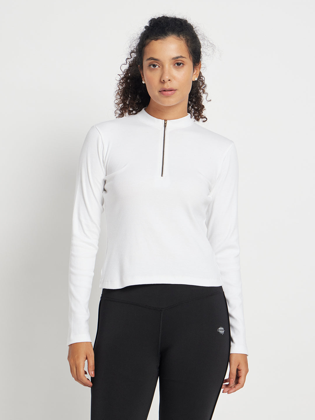 NYLON Workout Full Sleeves T-Shirt – White