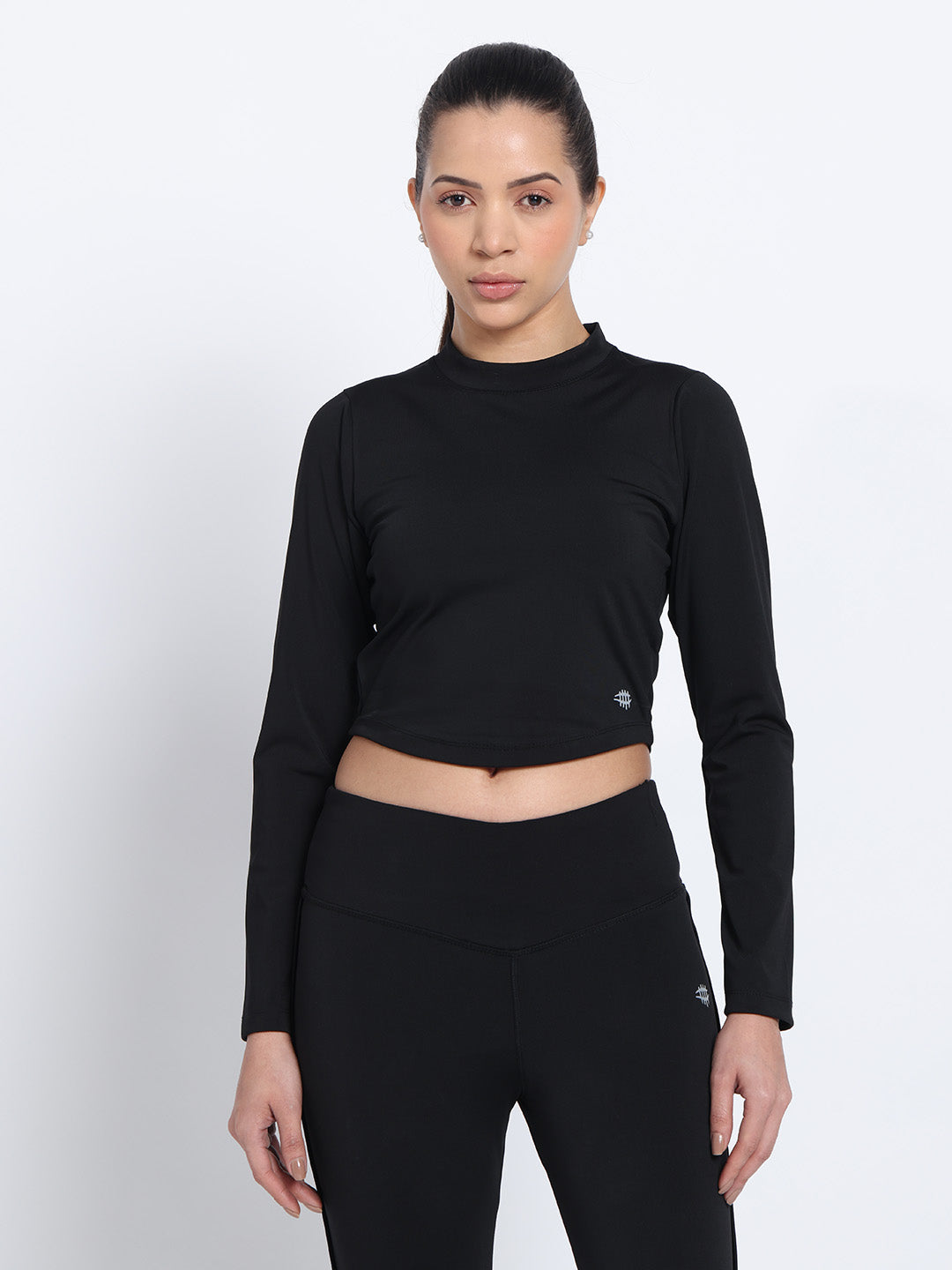 NYLON Workout Solid T-Shirts – Black